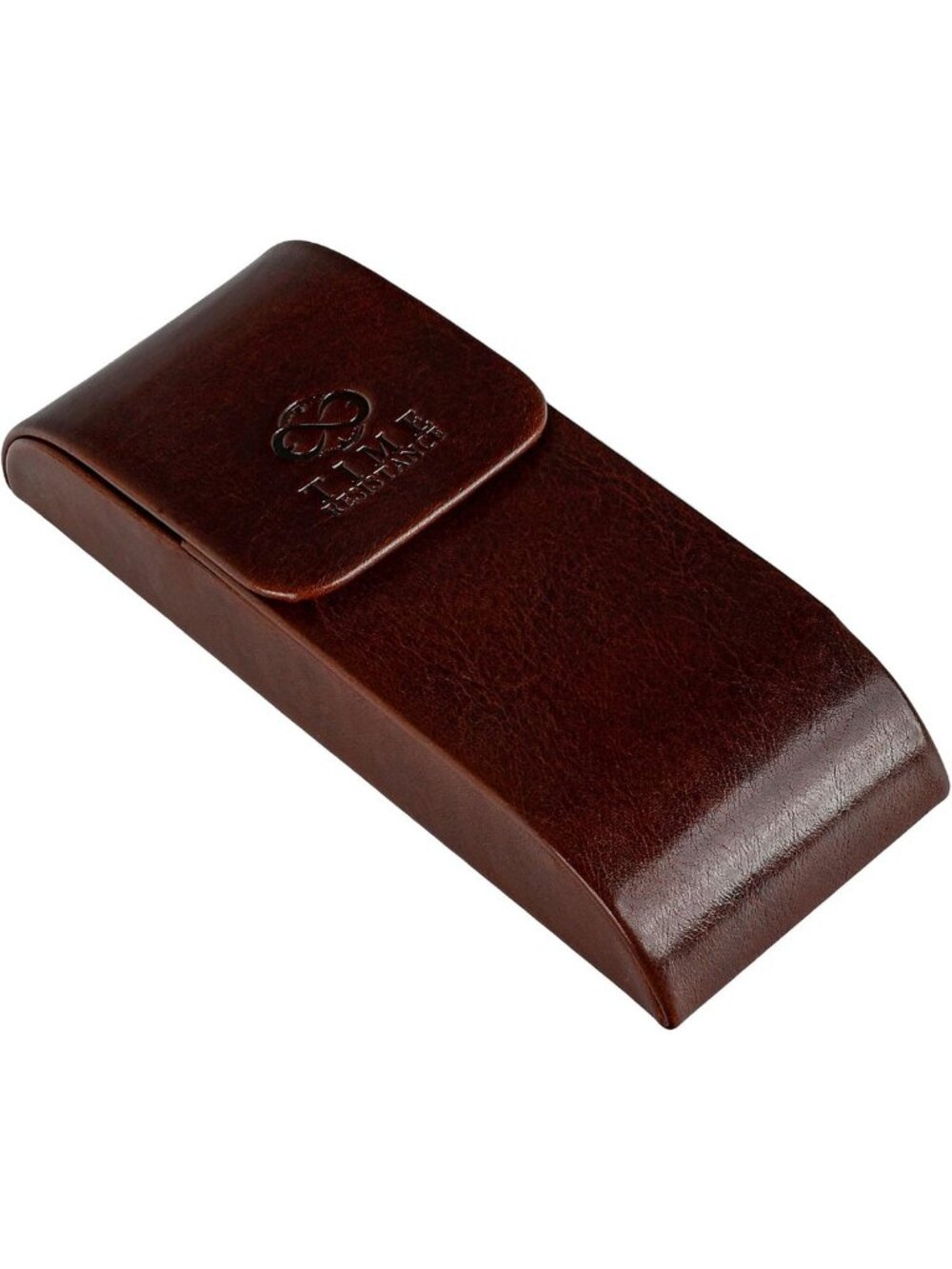 Stylish Hard Shell Leather Glasses Case - Italian Craftsmanship, Durable & Chic
